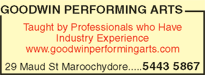 Goodwin Performing Arts - Education NSW 5