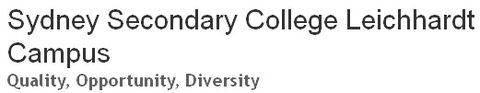 Sydney Secondary College Leichhardt Campus - Education NSW 0